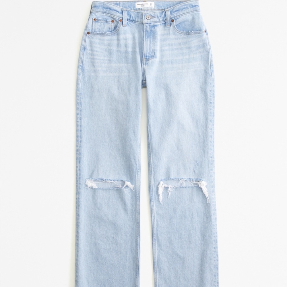 Abercrombie and Fitch curve love low rise baggy jean
